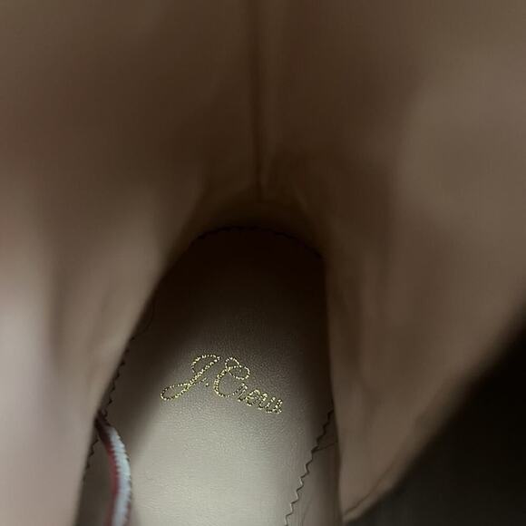 J.CREW NWOT MICAH CROC EMBOSSED‎ LACE UP LEATHER SIZE 7M - Picture 6 of 7